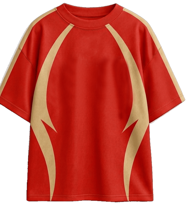 Red Oversized Tee
