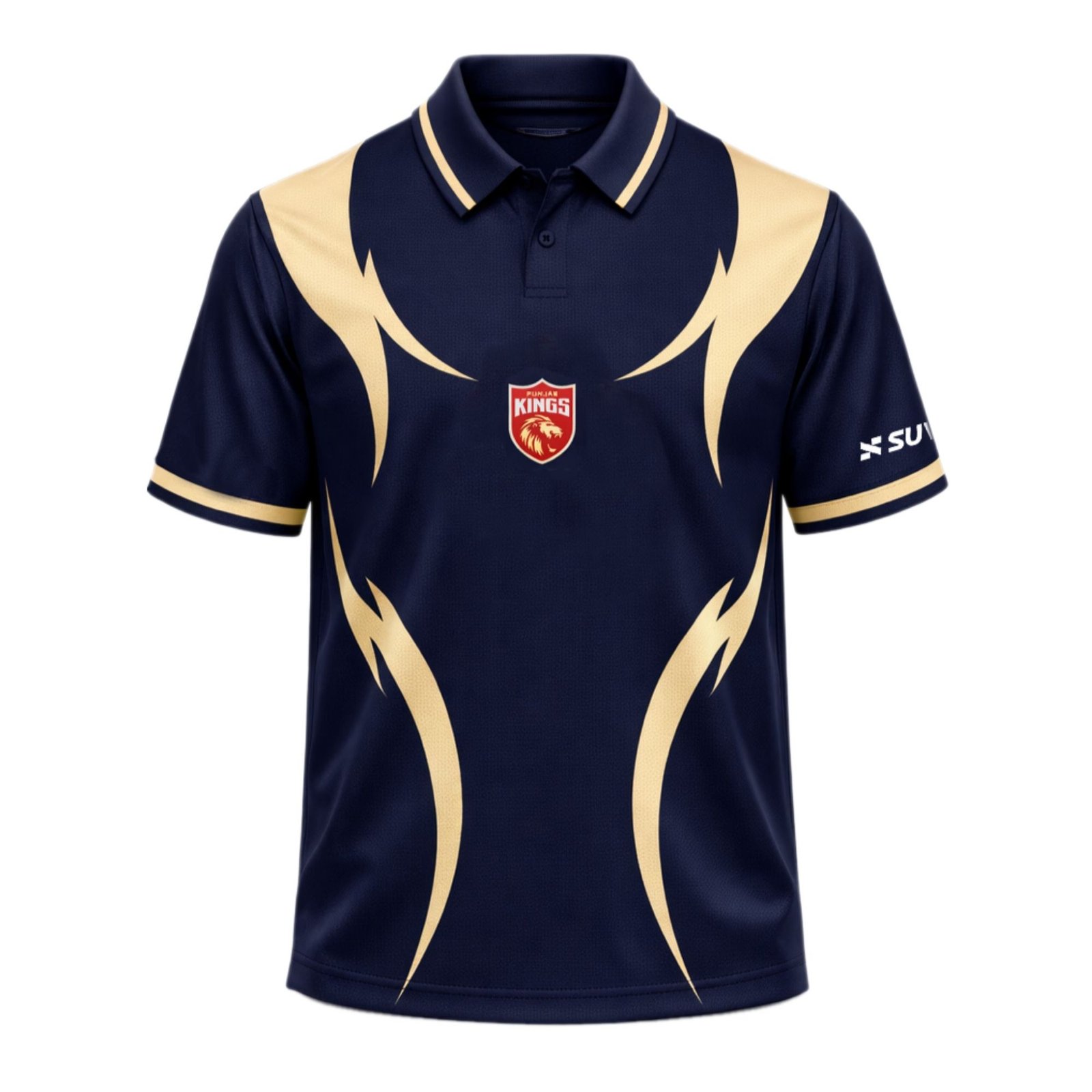 Navy Fan Polo