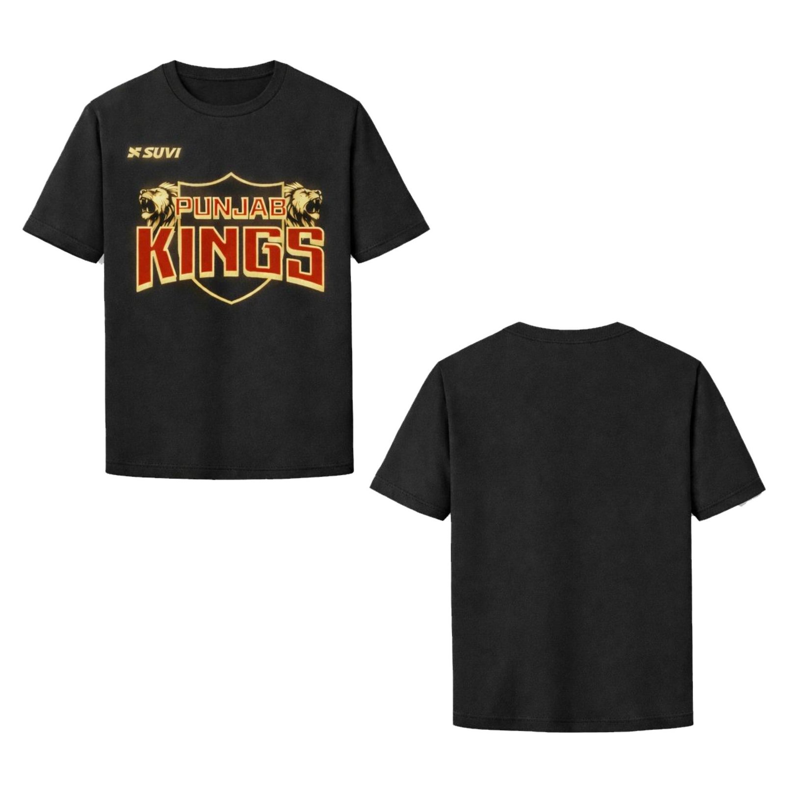 PBKS Red n Gold Graphic Tee - Image 3