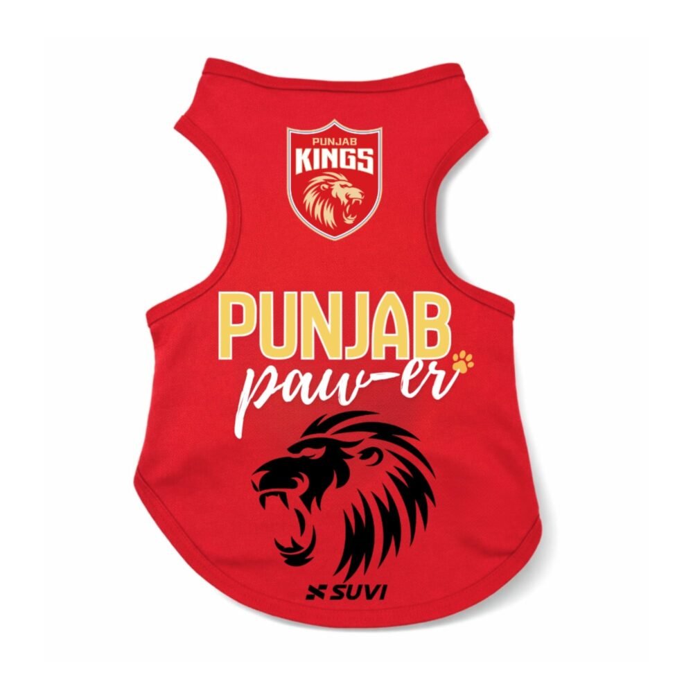 PBKS - Punjab Paw-er Pet Wear